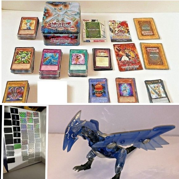 Huge Lot Of A Yu GI Oh ! Cards Random Assortment of cards & Dragon +